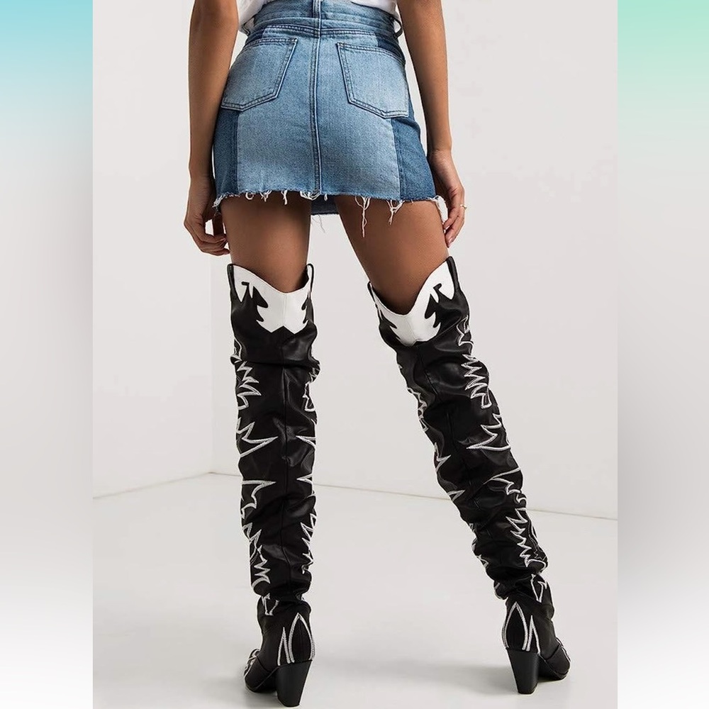 Cape Robbin Kelsey-21 Cowboy Boots Women, thigh high over-the-knee western boots